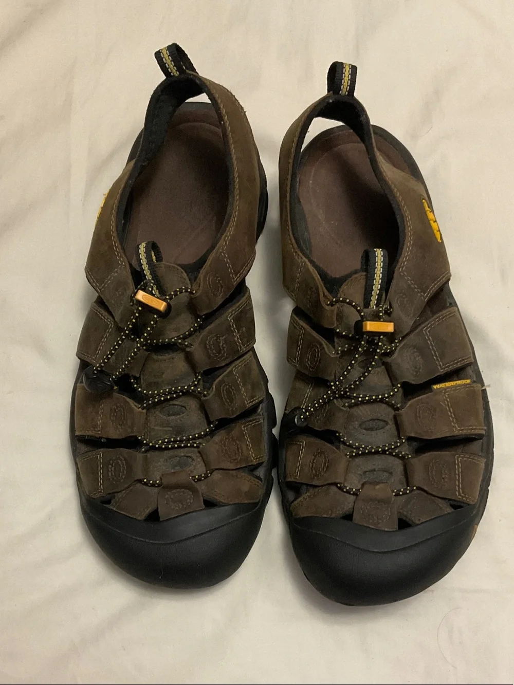 Keen Newport Brown Men's Closed-Toe Outdoor Sandals 12